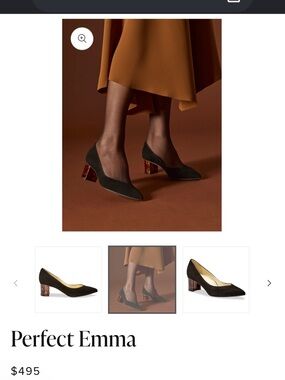 Sarah Flint Perfect Emma Black Suede Pumps size 6 (36)